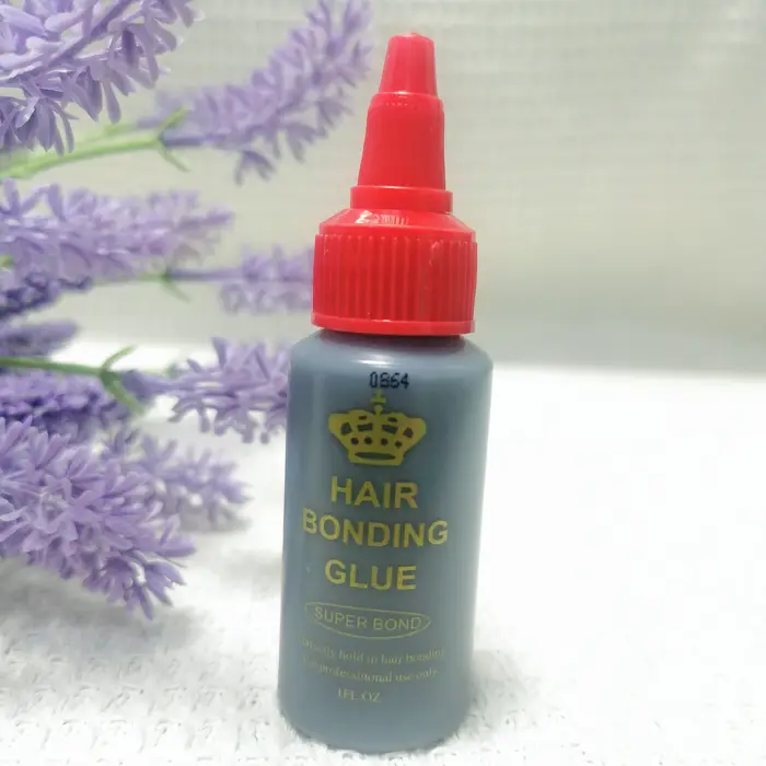 Colle pour tissage de cheveux noire 1 oz/2 oz/4 oz 30 ml/60 ml/118 ml, colle pour tissage de cheveux