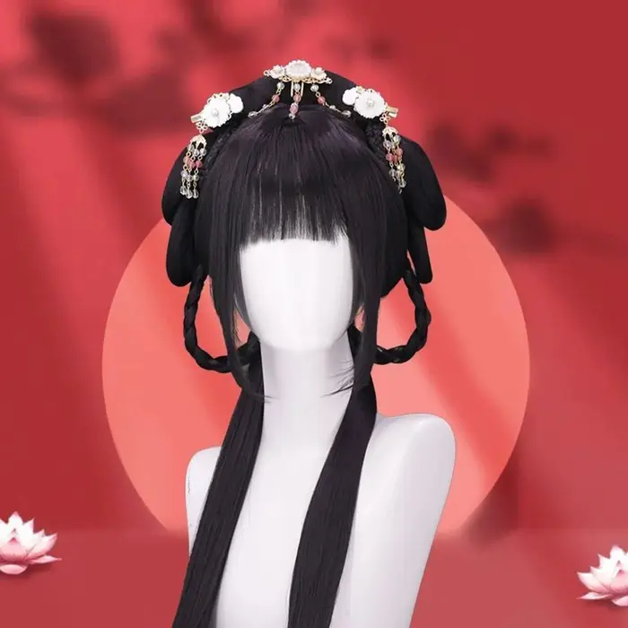 XIYUE – perruque synthétique longue et lisse pour constum chinois, perruque Vintage longue et lisse,