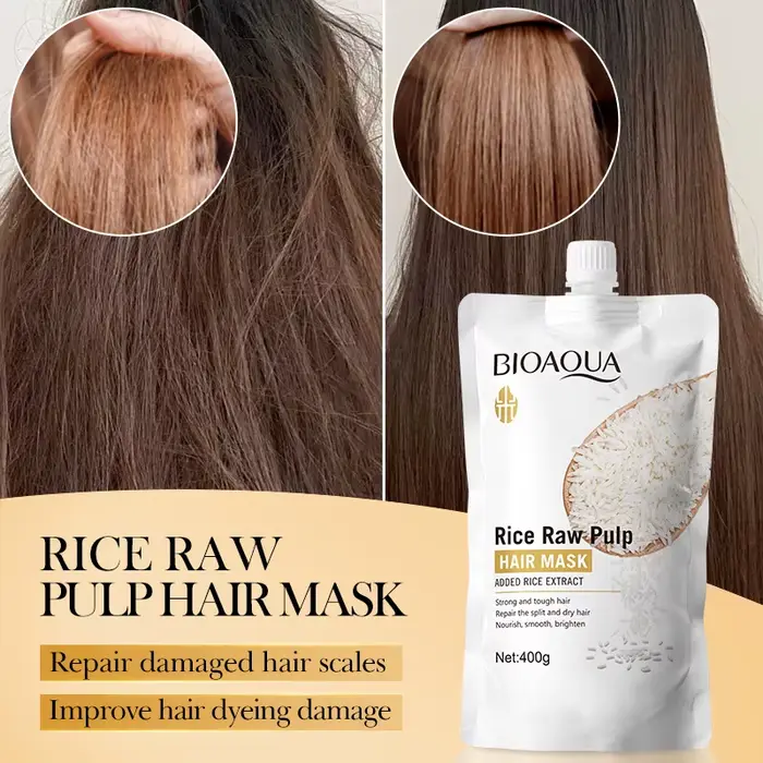Masque capillaire à la kératine magique, 10/30/50/100/400g, 5 secondes, réparation des cheveux crépus endommagés, doux, lisse et brillant, riz hydratant, soins capillaires