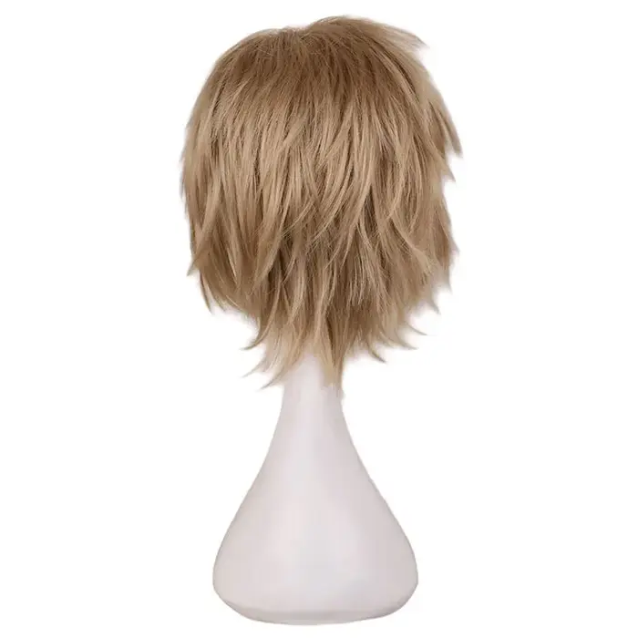 Danganronpa Byakuya Togami Cosplay perruque Blonde foncée