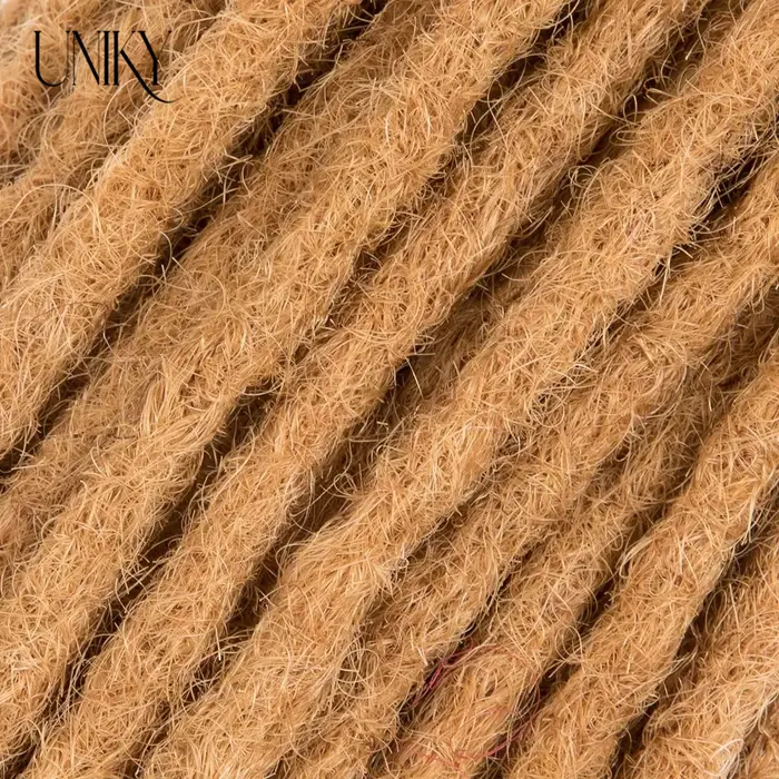 0, 4 cm d'épaisseur # 27 blond miel 100% vrais cheveux humains Dreadlock Loc Extensions pour homme/femmes peuvent être