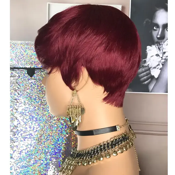 Perruques de cheveux courts