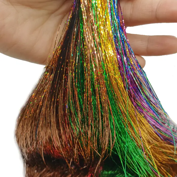 Extensions de cheveux scintillants pour femmes