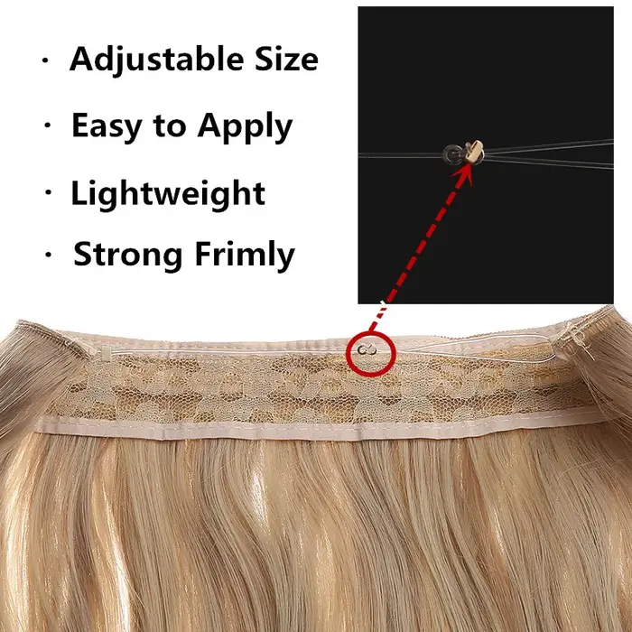 SARLA synthétique sans pince Extension de cheveux Ombre naturel faux postiche longue droite