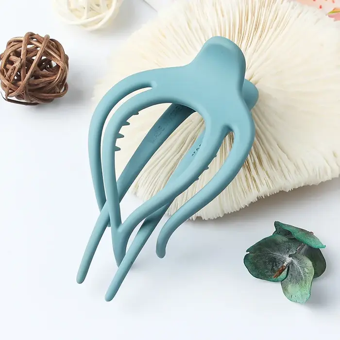 Femmes Grandes Pinces À Cheveux Pince Fleur Acrylique En Plastique Canard Griffe Barrette Filles Épi