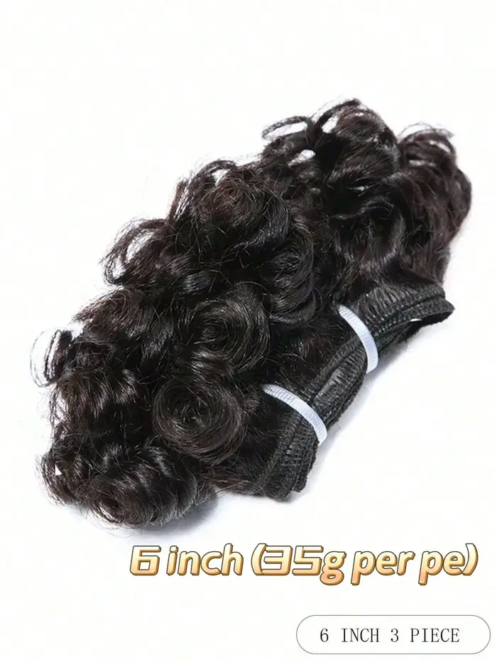 Extensions de cheveux humains Remy brésiliens bouclés et rebondissants avec closure
