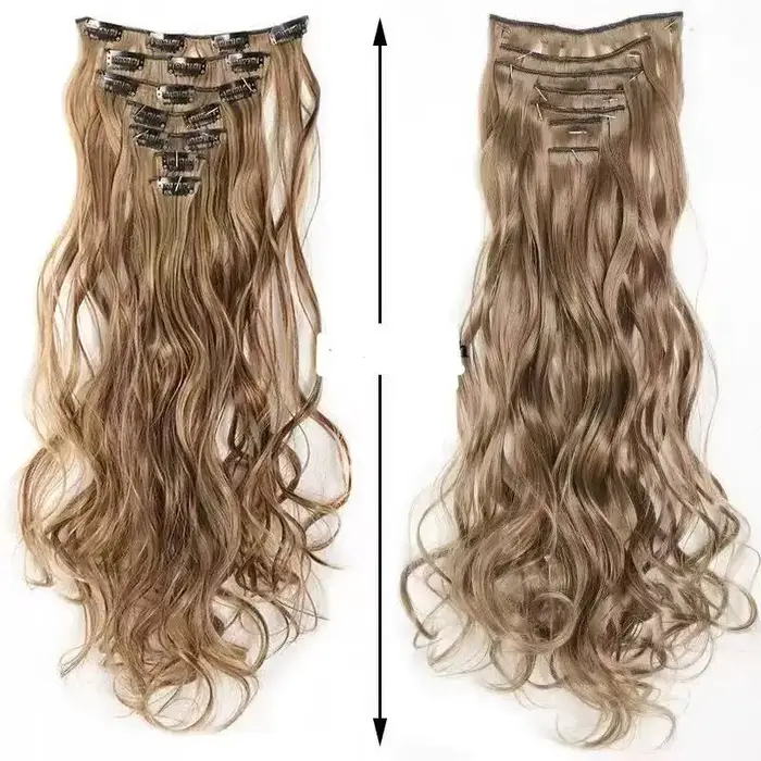 Extensions capillaires synthétiques à clips