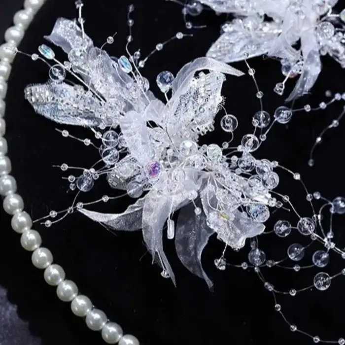 Pinces à cheveux en cristal brillant