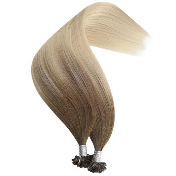 Extensions de cheveux humains pleine brillance U pointe Fusion