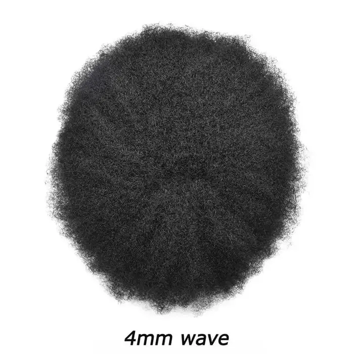 Perruque Afro pour hommes perruques toupet de haute qualité