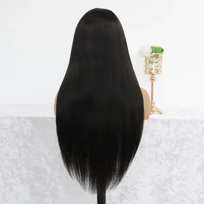 Perruque Lace Front Wig Synthétique HD Sans Colle