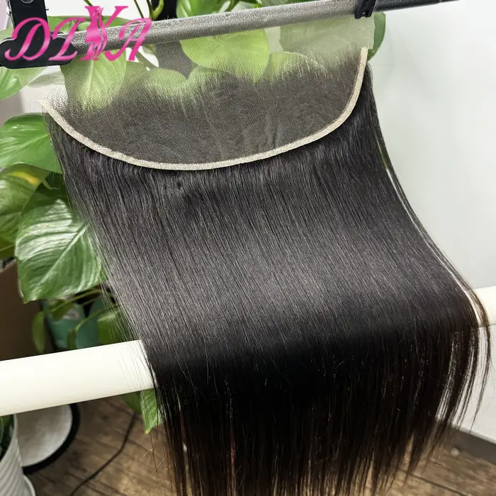 Paquets avec fermeture en dentelle 5x5 HD paquets de cheveux vietnamiens crus droits à Double os des