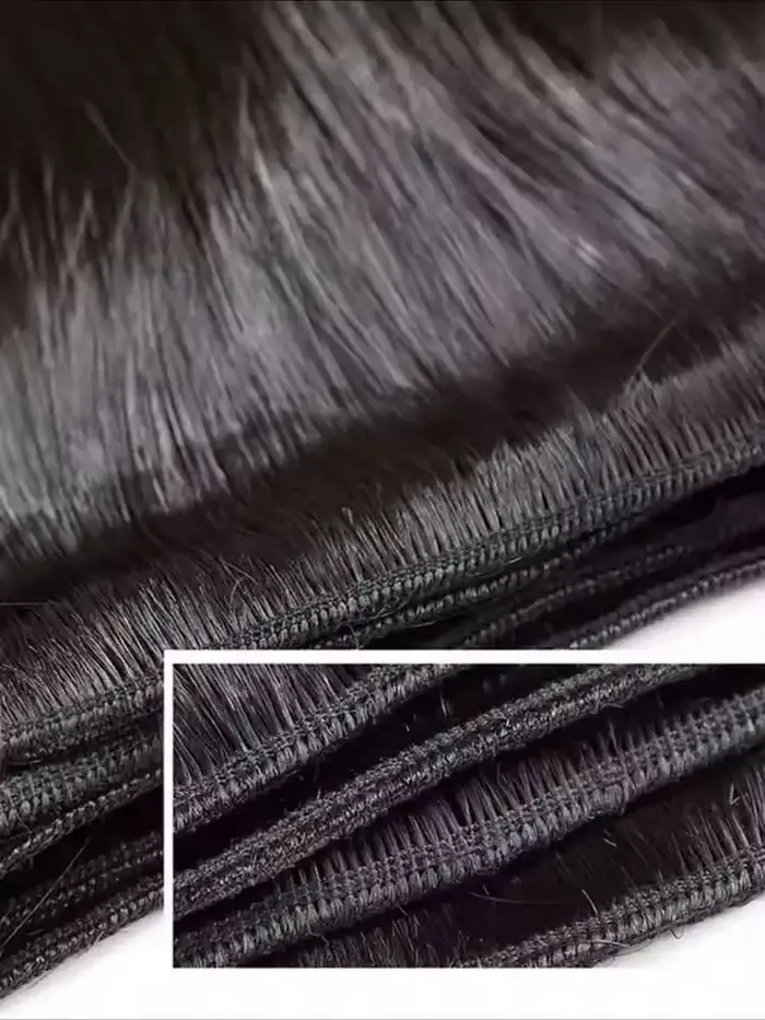 Lots de 1/3/4 mèches de cheveux brésiliens lisses 12A, cheveux humains vierges non traités, couleur 