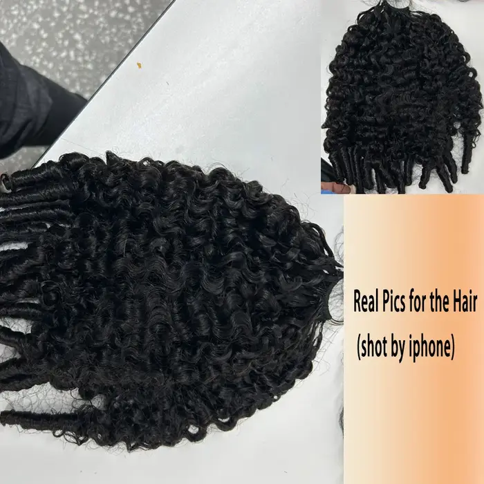 Extensions de tresses au Crochet en plumes bouclées birmans de 3e génération
