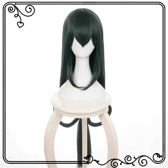 My foreAcademia-Perruque Cosplay synthétique longue et lisse