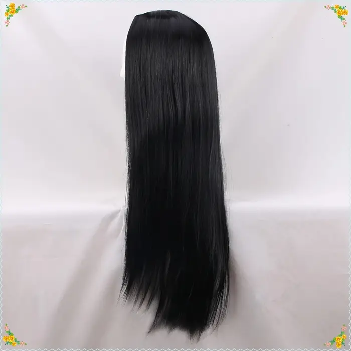Halloween femmes Addams famille Cosplay perruque Morticia