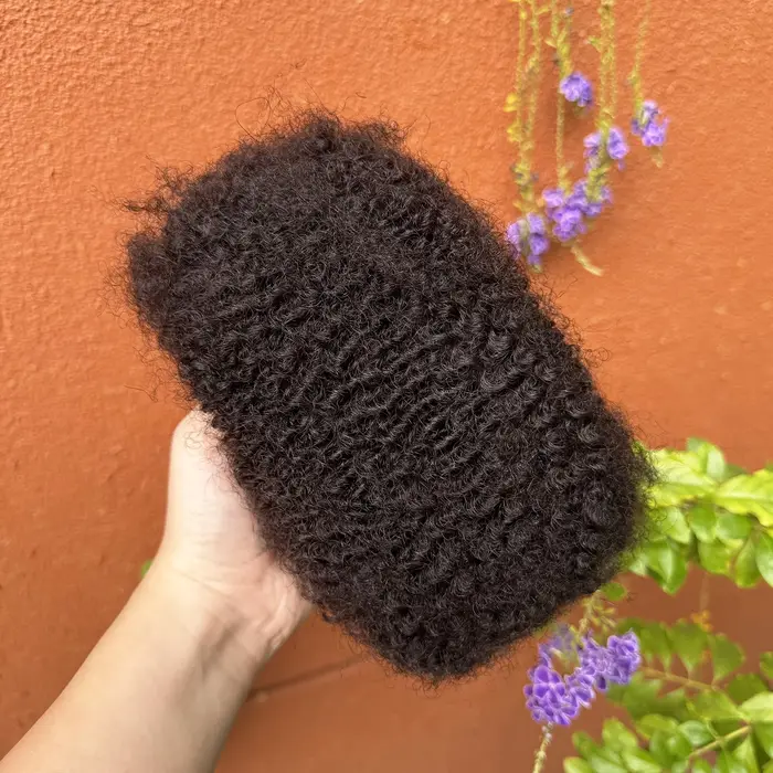 Afro crépus bouclés 4C Extension de cheveux humains 30g 50 g/paquet sans trame brésilien Remy en vra