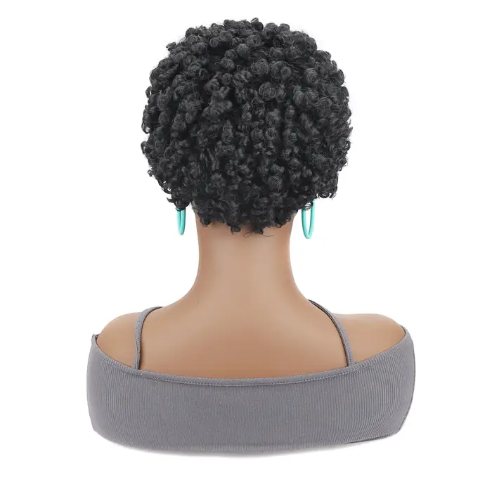 Perruques courtes afro bouclées pour femmes