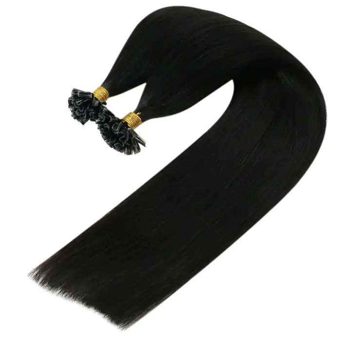 U pointe pré-collé Extensions de cheveux vrais