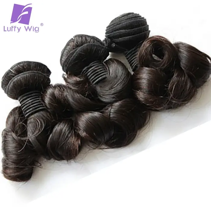 Luffy – tissage en lot brésilien naturel Remy bouclé et rebondissant
