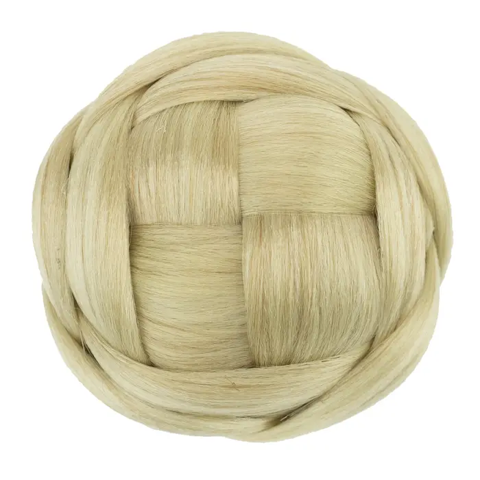 Chignon tressé synthétique danseur cheveux