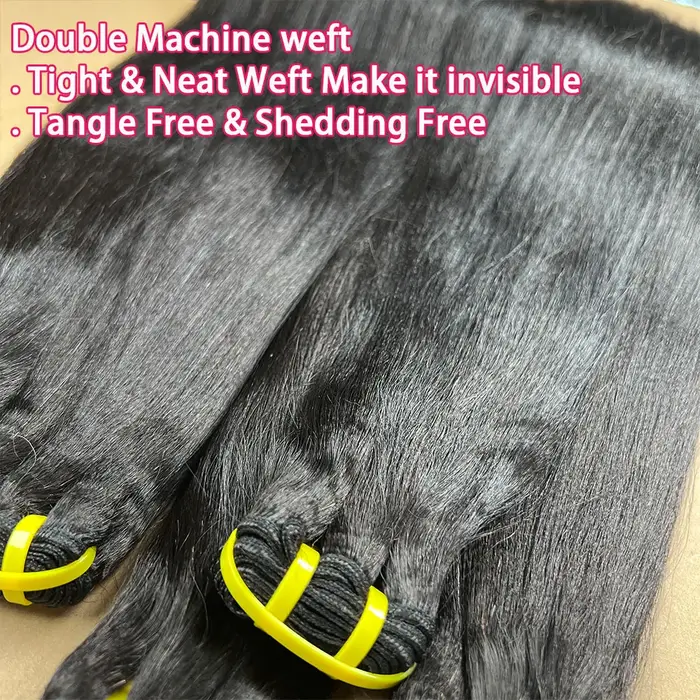 Mèches Yaki naturelles crépues lisses, Extensions de cheveux bruts, 8 à 30 pouces, pour femmes, 1/3/