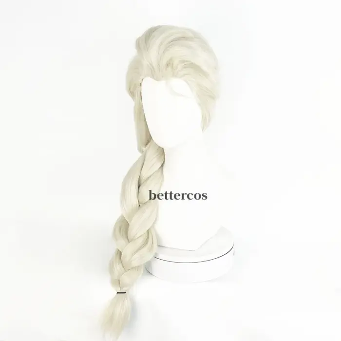 Perruque Elsa synthétique tressée Blonde