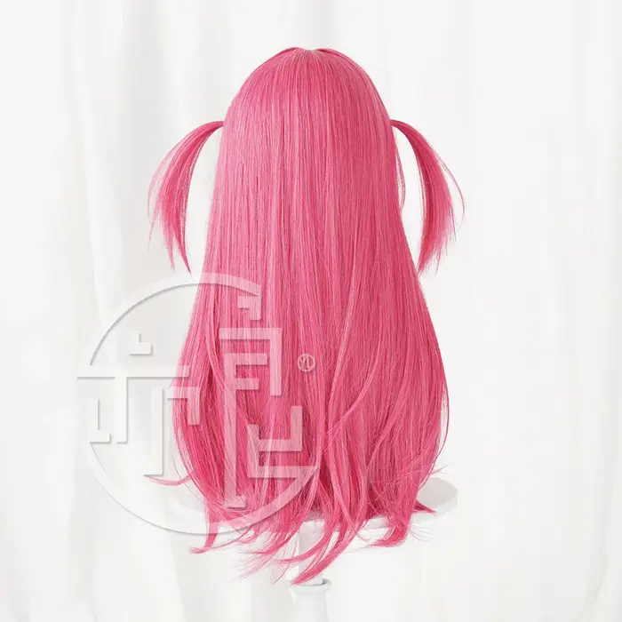 Nikke: déesse de la victoire mât Cosplay perruque romantique femme de chambre mât 60 cm longue ligne droite pastèque cheveux synthétiques résistant à la chaleur
