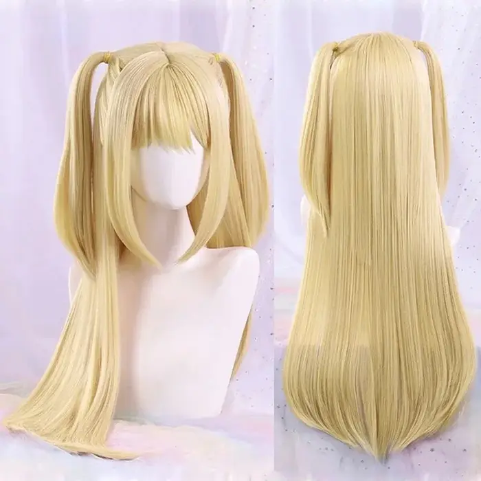 Misa Amane Cosplay Costume pour femme, perruque, cuir 216.239., robe sexy, collier, manches en dente
