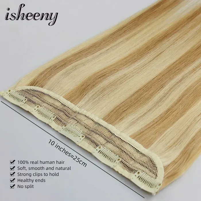 Extensions de cheveux humains Remy brésiliens à clipser