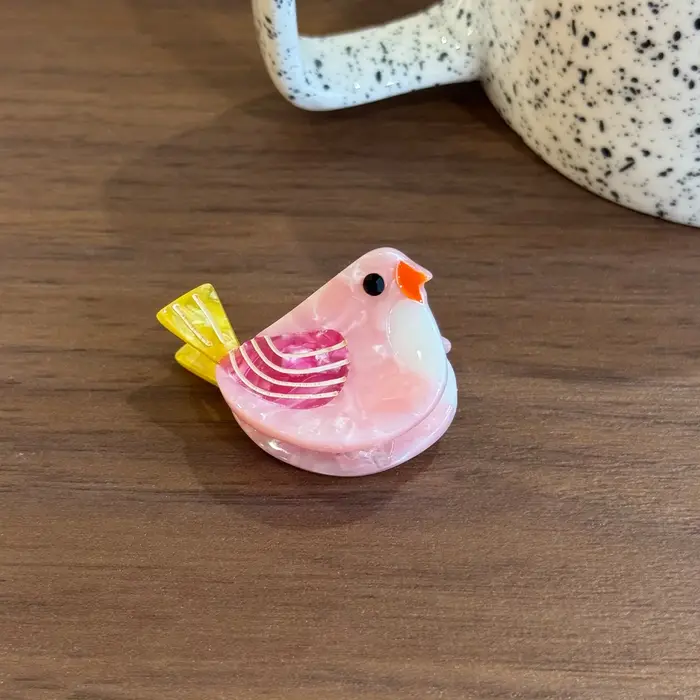 1Pc Mini Pinces à Cheveux en Forme d'Oiseau Mignonnes en Acétate, Pinces à Cheveux pour Femmes et Fi