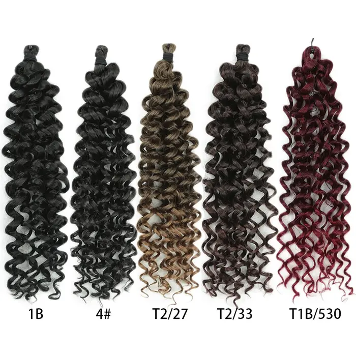 Cerise Curl cheveux 10 pouces synthétique tressage
