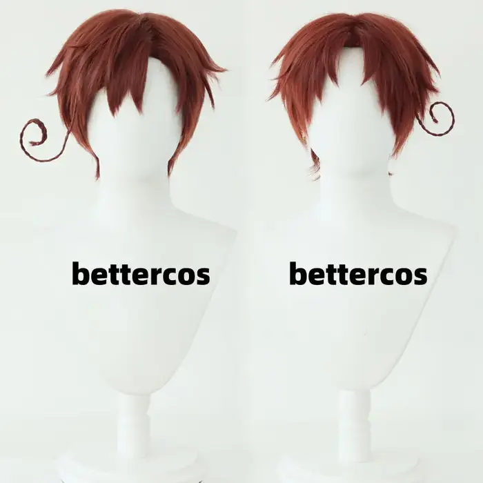 Axis Powers Hetalia perruques sud-aitalie perruque Feliciano Vargas rouge marron Cosplay
