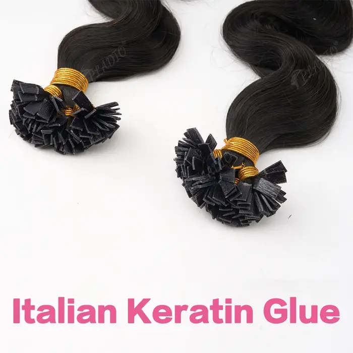 Extensions de cheveux PLADIO Body Wave à pointe plate