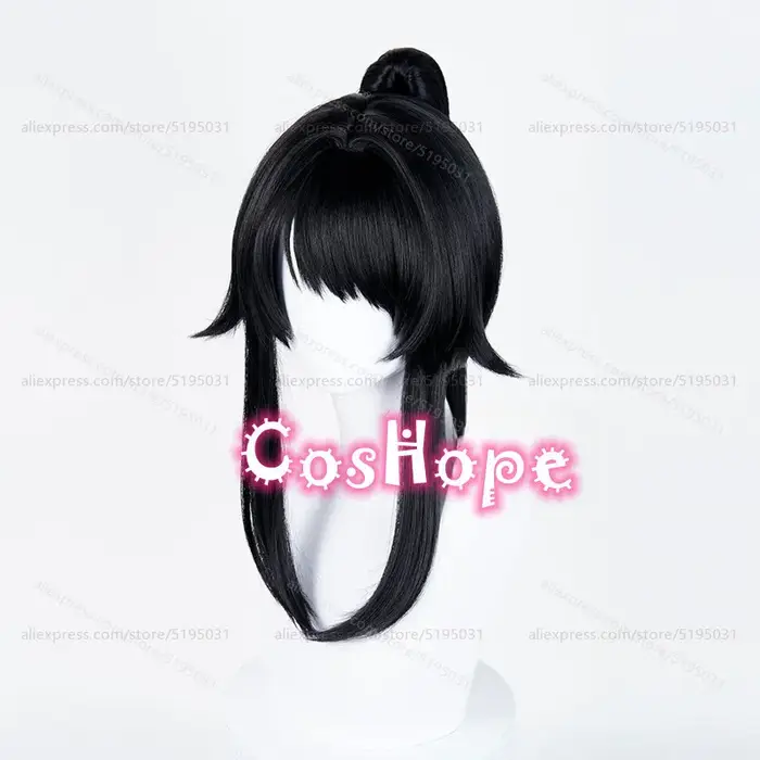 Perruque de Cosplay Ayano Aishi avec queue de cheval