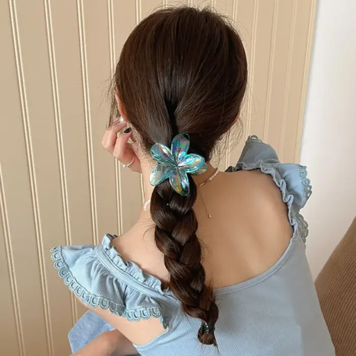 Pince à cheveux en plastique doux