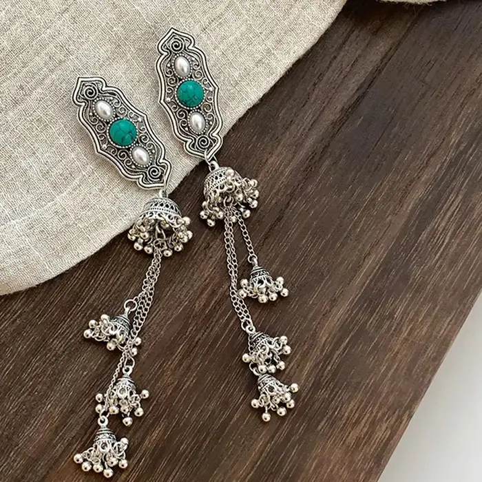 Pince à cheveux cloche de Style ethnique pour femmes