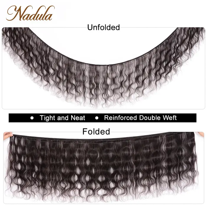 Nadula Hair Body Wave 4 pièces/lot, mèches brésiliennes 100% cheveux humains, extensions de cheveux 