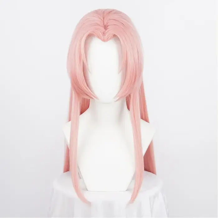 Perruque de Cosplay Haruno Sakura, cheveux synthétiques longs roses, perruque Anime avec couvre-chef