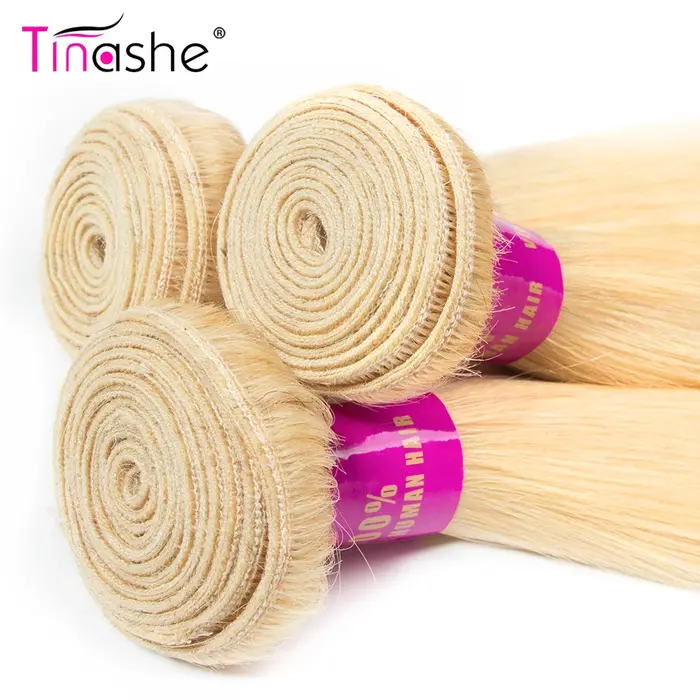 Tinashe 613 blond cheveux brésiliens armure paquets Remy
