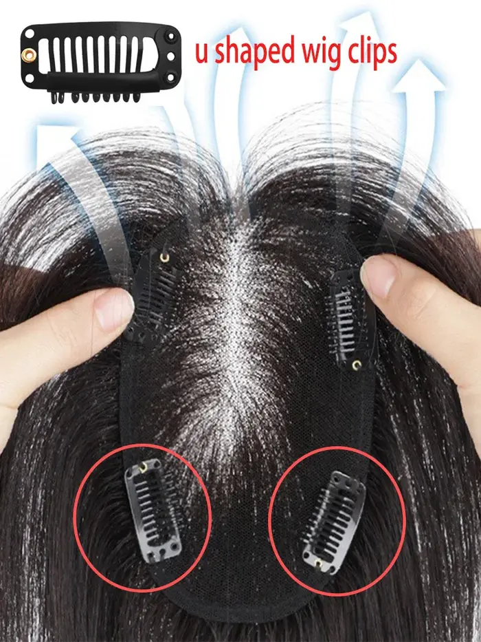 10 pcs/lot 9 dents 32mm pinces à perruque pour extensions de cheveux fournitures coudre dans