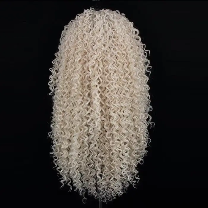 Bernardo 613 perruques blondes pour femmes perruque avant en dentelle synthétique crépus bouclés