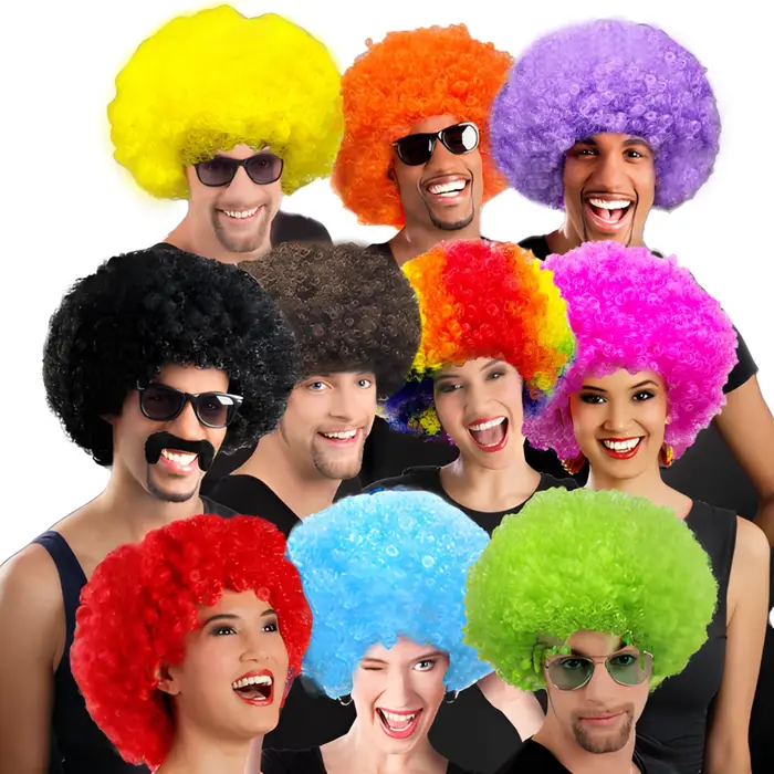 Perruque de Clown Afro Puff