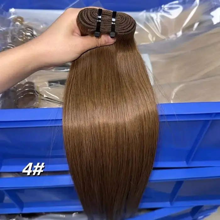 Extensions de cheveux vierges à coudre
