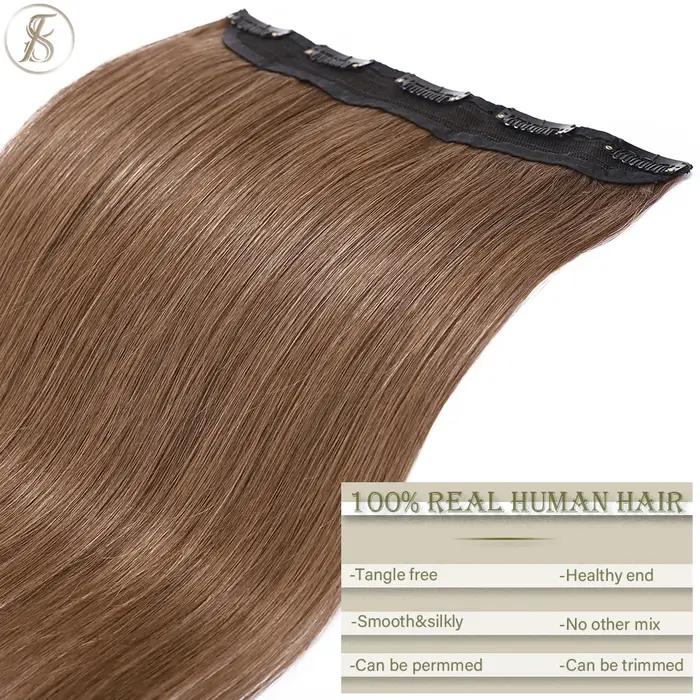 TESS pince dans les Extensions de cheveux humains 100% Extension naturelle
