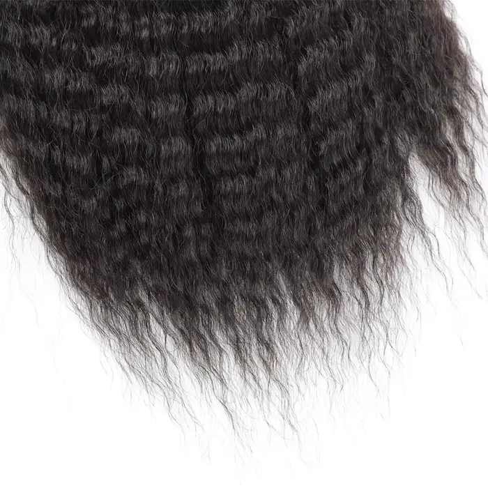 Extension capillaire synthétique pour femmes, postiche afro crépue et bouclée