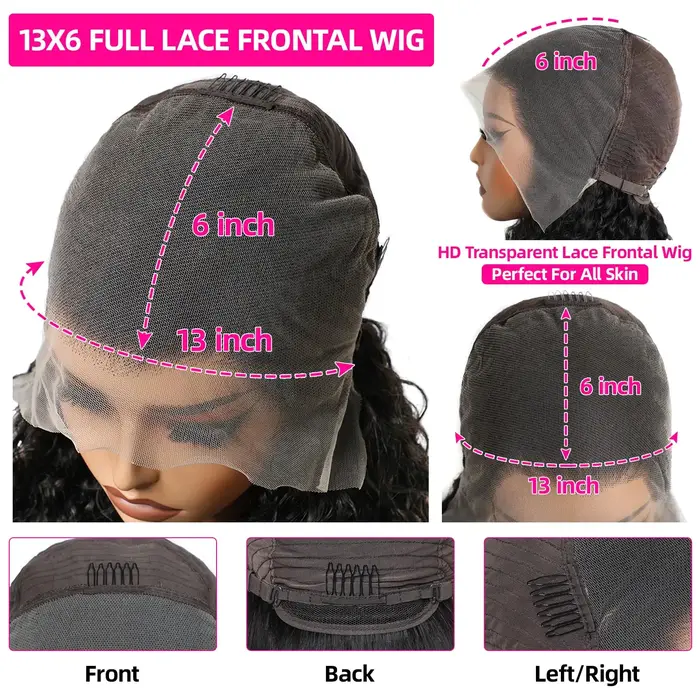 Perruque de dentelle Hd 13x6 cheveux humains 210 densité perruque bouclée birmane cheveux humains pr