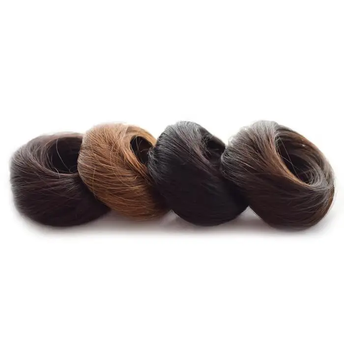 Perruque chignon synthétique pour femmes