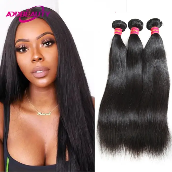 Addbeauty-Extension Capillaire Brésilienne Naturelle Lisse