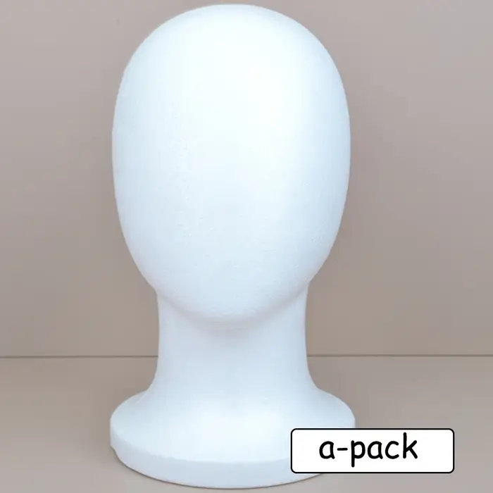 Tête de Mannequin en mousse, présentoir de perruque léger et Stable pour bijoux, couvre-chef, présen